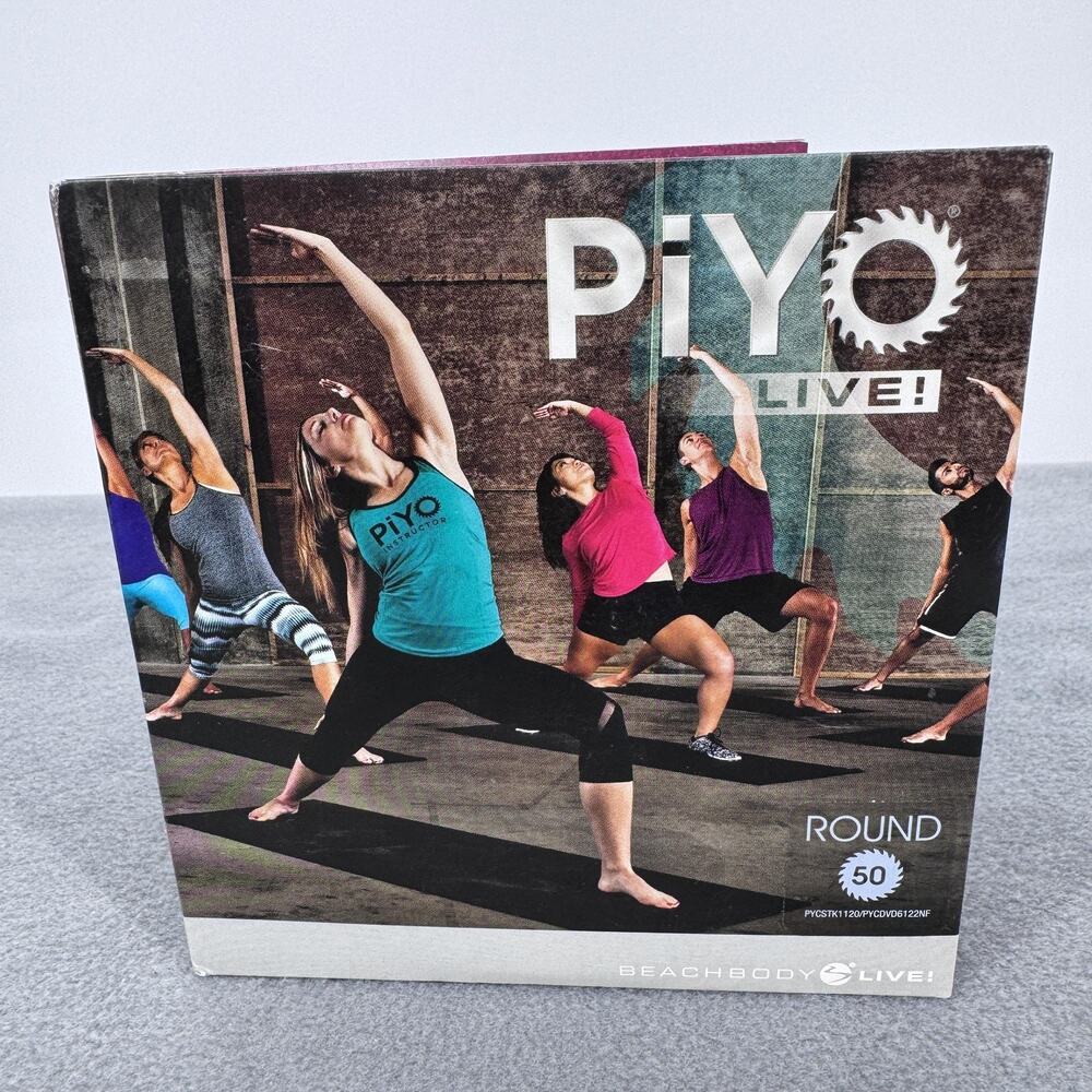 PiYo Live Round 50 Beachbody‎ Workout DVD & Music CD Fitness Program Yoga